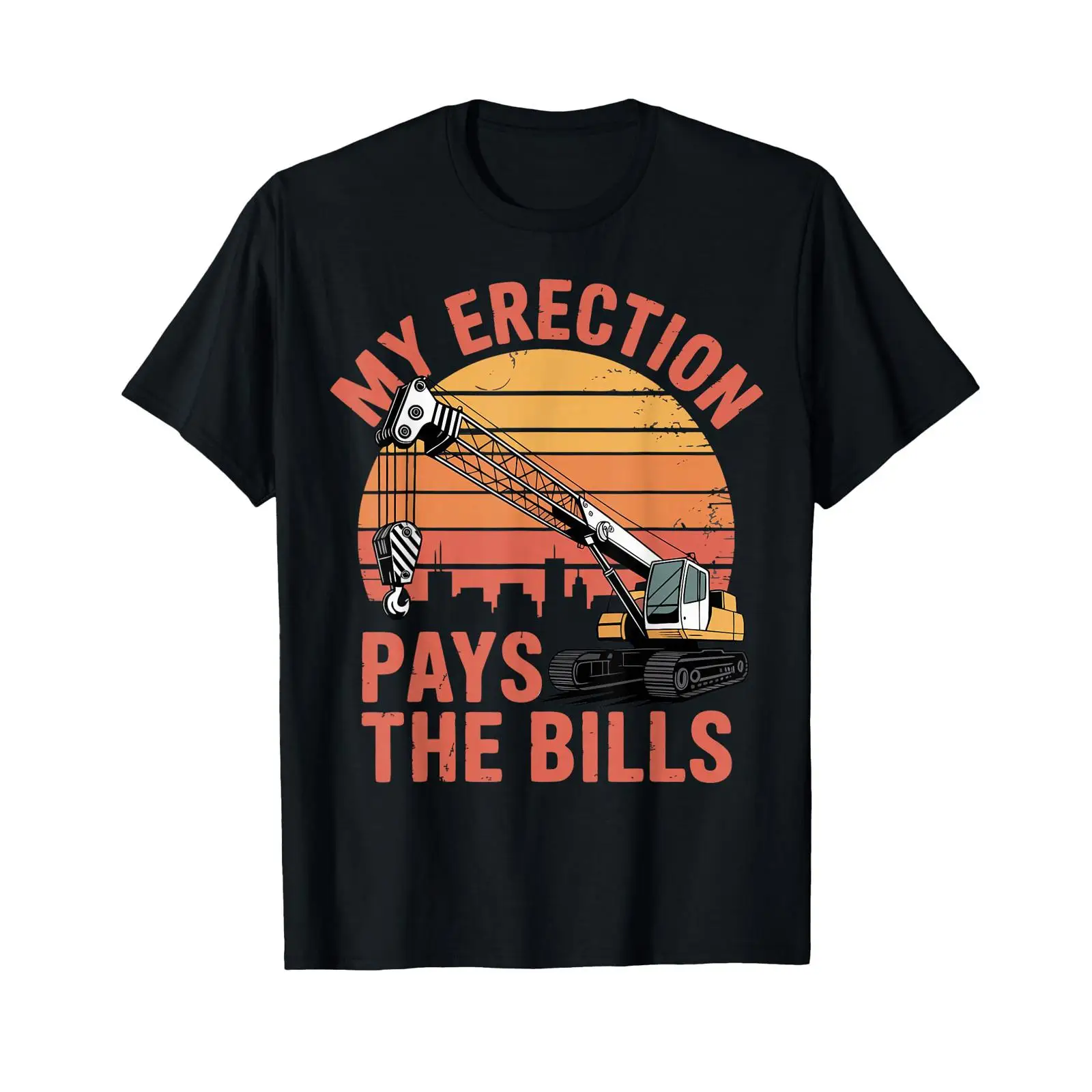 T-shirt d'opérateur de grue pr - Heavy Equipment Bucket avis et prix